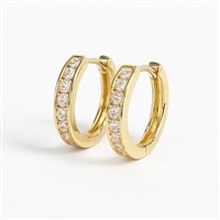 Ohrringe Idee Preziose dal 1987 Dame in Gelbgold Zircone IP.OK18G/146 - IP.OK18G/146